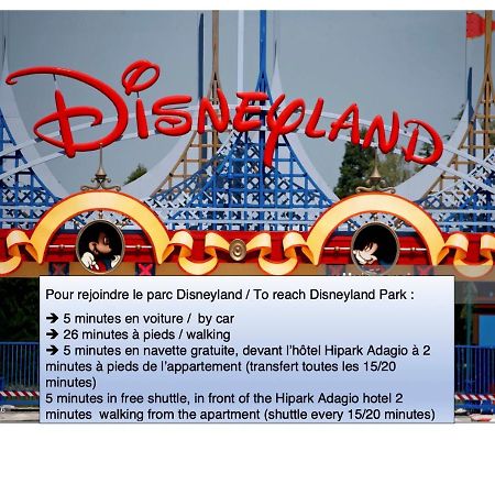 Apartment 2 Bedroomed Near Disneyland Paris With Garden Parking At Serris Eksteriør billede